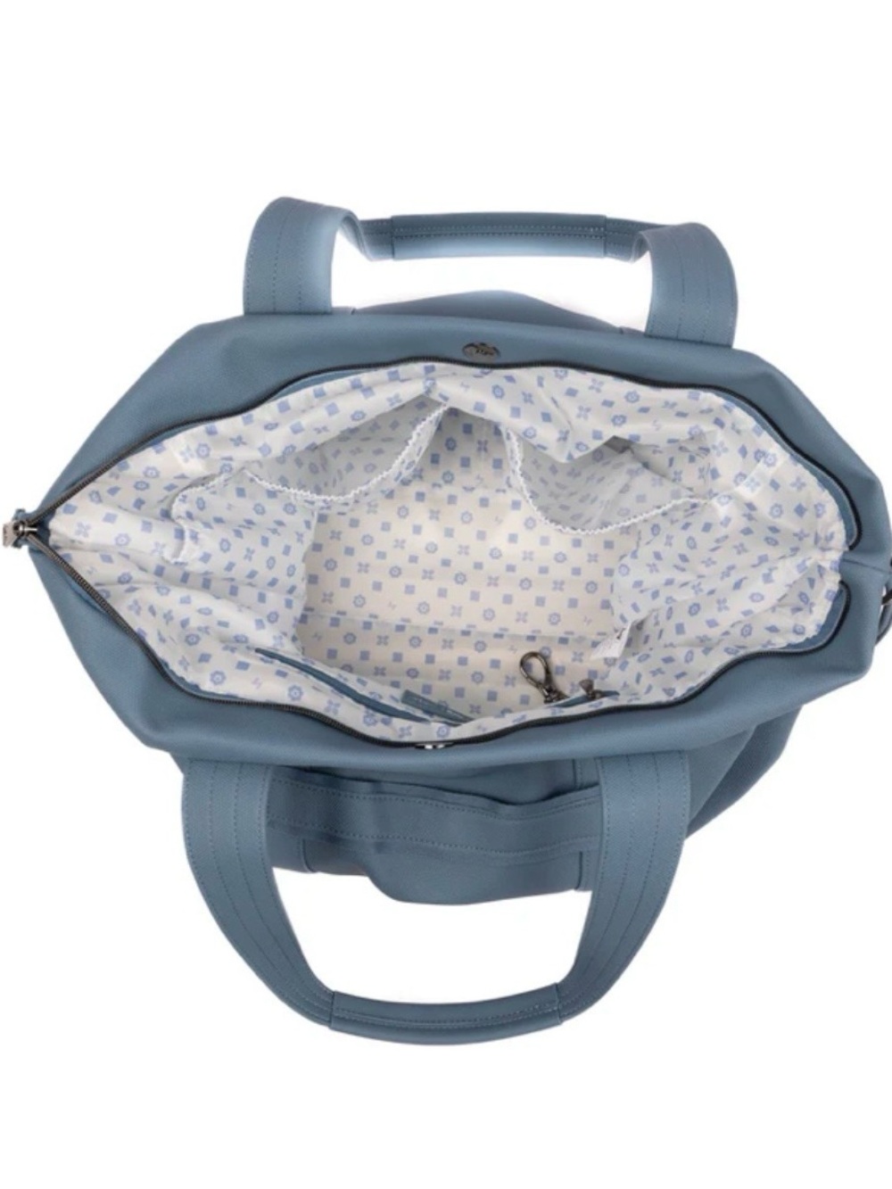 Lug PIPER VL Denim Drift Blue Tote Weekender Carryon with Crossbody Strap NWT - Picture 5 of 9